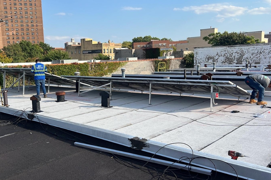 rooftop solar panel installation professionals
