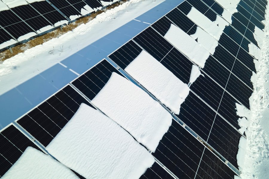 is snow on solar panels a problem is snow on solar panels a problem