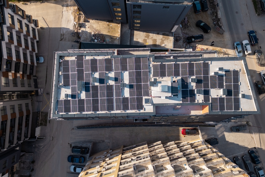 solar panels on shared roof space solar panels on shared roof space